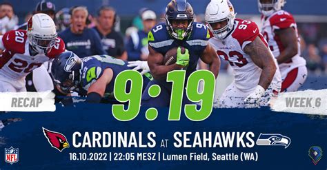 Recap Regular Season 2022 Week 6 Cardinals Seahawks German Sea Hawkers Ev