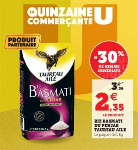 Promo Riz Basmati Du Penjab Taureau Aile Chez U Express