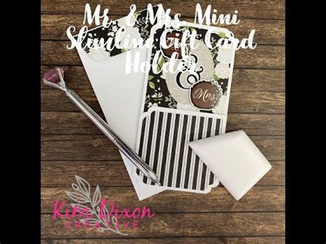 Mini Slim Line Gift Card Holder Maymay Made Pictorial Design Team