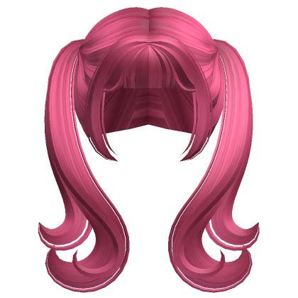 Cute High Spiky Pigtails Hot Pink Roblox Item Rolimon S