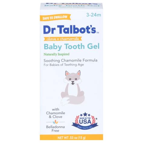 Dr Talbots Baby Tooth Gel Shop Teething At H E B