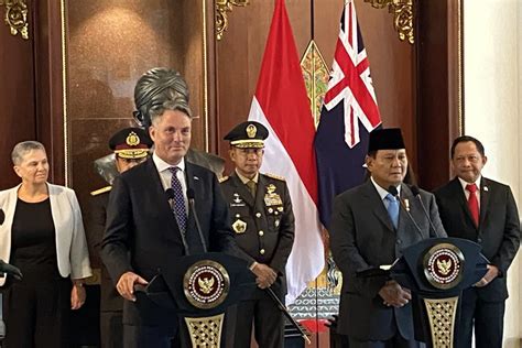 Bahas Kerja Sama Pertahanan Dengan Menhan Australia Prabowo Kita Harap Selesai 2 3 Bulan