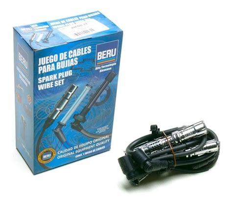 Cables Bujia Vw Jetta A Clasico Beru Aleman Azul Mercado Libre