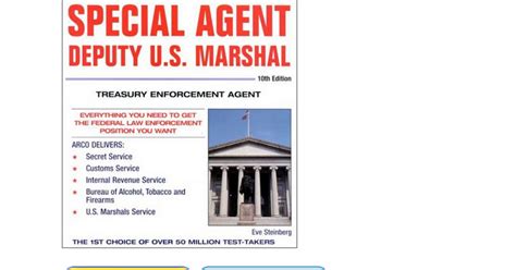 Special Agent Deputy U S Marshal Treasury Enforcement Agent 10 E