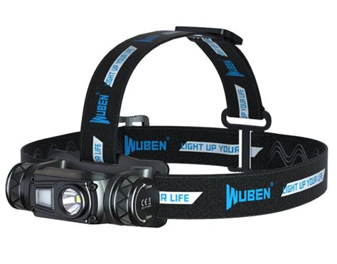 Wuben H1 Waterproof Rechargeable 1200 Lumen Headlamp Red And White