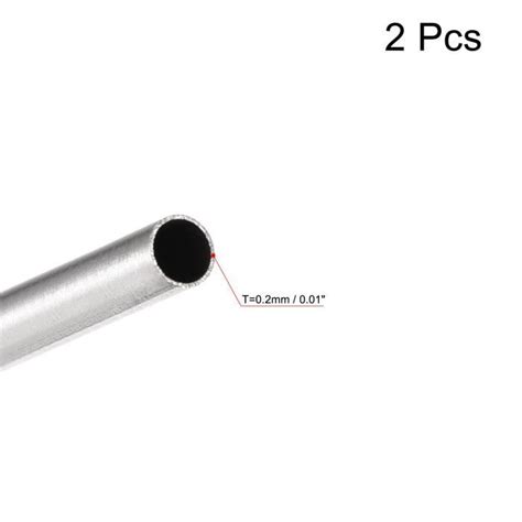 Tuyau Tube Acier inoxydable 304 SOURCING MAP 3mm Diamètre extérieur 0