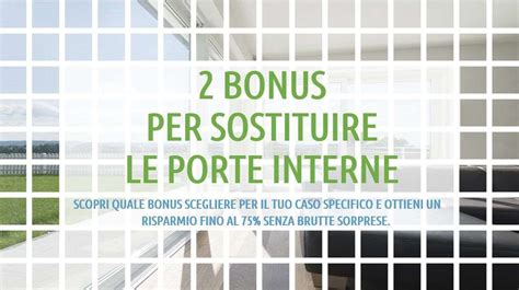 Esiste Un Bonus Porte Interne Ecco Incentivi Convenienti