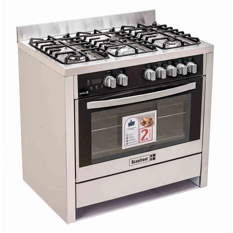 Buy Scanfrost 5 Gas Burners Gas Cooker Sfc9502ss Online