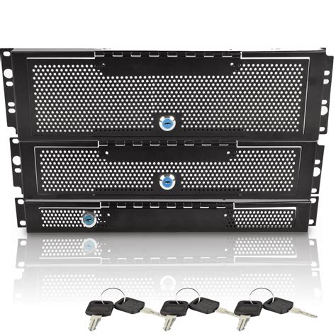 19 Inch 1u 2u 3u Security Cover Rack Panels