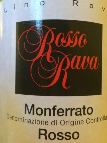 Lino Rava Monferrato Rosso Vivino Us