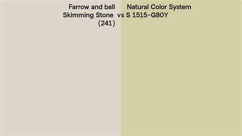 Farrow And Ball Skimming Stone 241 Vs Natural Color System S 1515