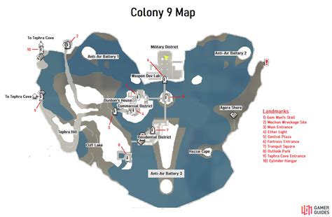 Colony 9 - Areas - Tour Guide | Xenoblade Chronicles: Definitive ...