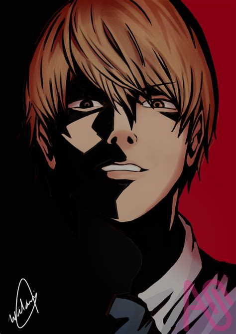 Light Yagami Fanart Manga Anime From Death Note Watami Illustrations Art Street