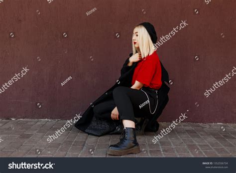 Modern Pretty Beautiful Woman Blonde Sexy Stock Photo Shutterstock