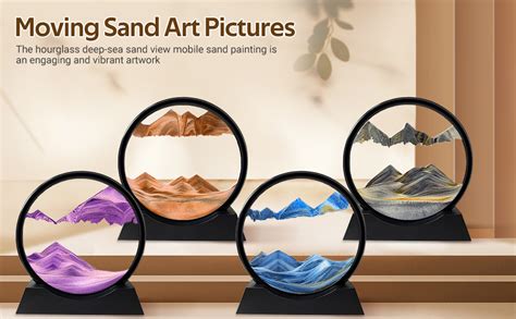 Moving Sand Art Pictures Sand Art Liquid Motion Quicksand Decor D