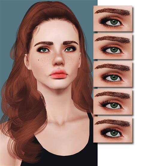 Pandelabs Eyelash Set Nr. 1 | Sims 3 makeup, Sims 3 mods, Sims 3 cc finds
