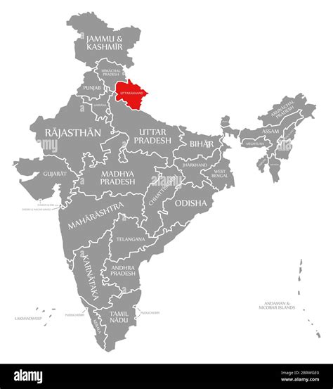 The Map Of Uttarakhand - Connie Celestina