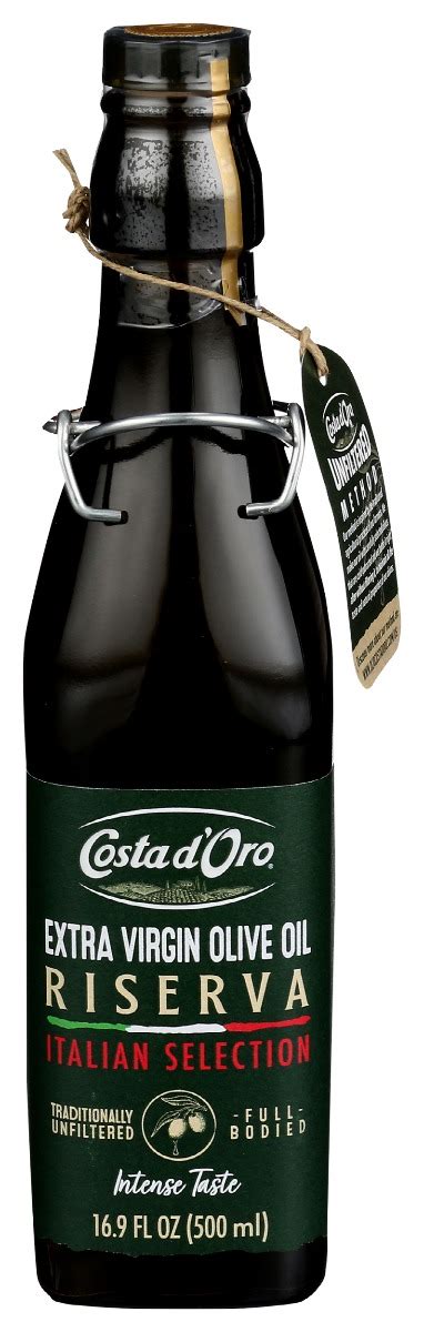 COSTA D ORO Extra Virgin Olive Oil Riserva 500 Ml Elements Of Nutrition