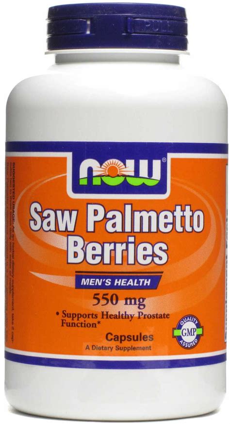 Saw Palmetto Berries Mg By Now Foods At Zumub