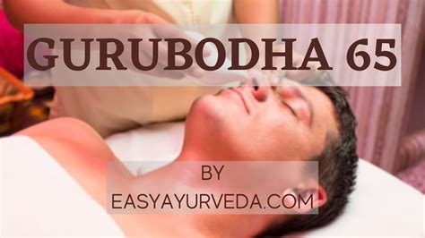 Gurubodha 65 Nasya Karma Timings Benefits Nasya To Treat Baldness