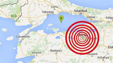 Marmara Denizi Nde Korkutan Deprem Ankara Masas