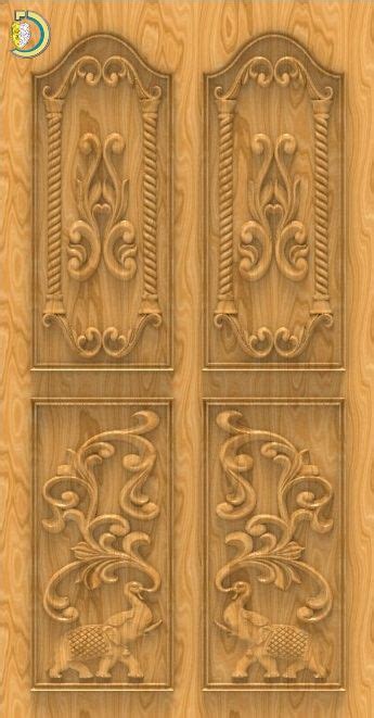 3d Door Design 112 Wood Carving Free Rlf File For Cnc Router Dezin