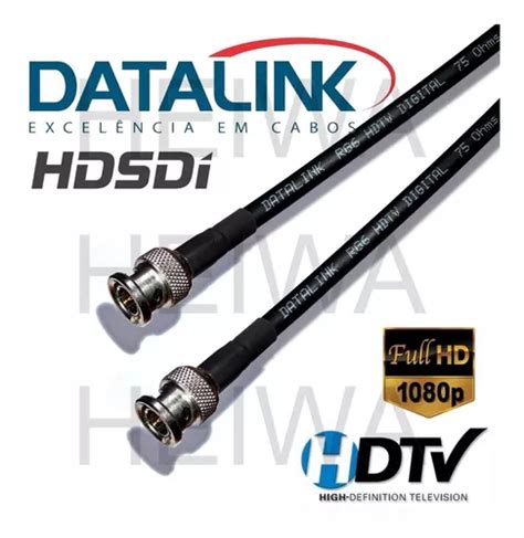 Cabo 40m Hd Sdi Hdtv Bnc Rg6 95 Datalink 1694a Belden Frete grátis