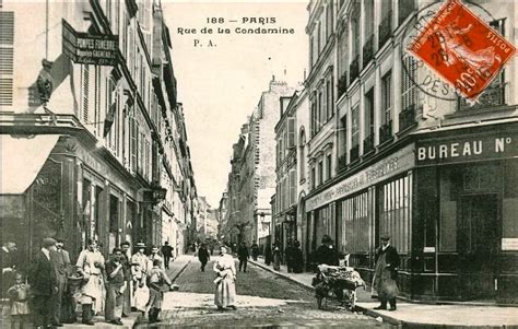 Paris Rue La Condamine 1900 Hier Aujourdhui Flickr