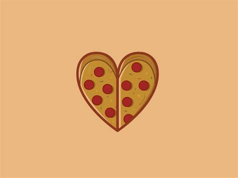 Heart Shaped Pizza By Tidar Maulana Wirahadi On Dribbble