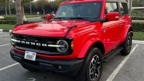 Ford Bronco Price In UAE Images Specs Features