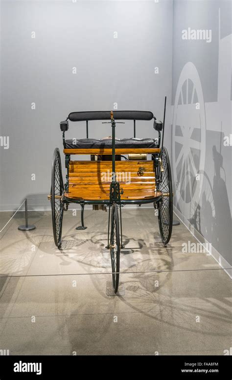 The 1886 Benz Patent-Motorwagen was the first practical car and is on ...