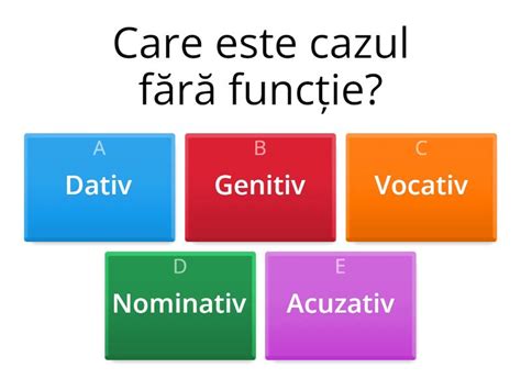 Substantivul Clasa A Vii A Quiz