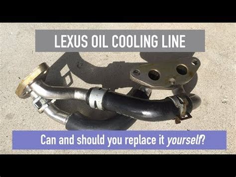 Lexus Rx Oil Cooling Line Leak And Repair Options Youtube