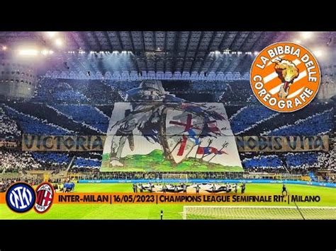 BIBBIA COREOGRAFIE Inter Milan Champions League Semifinale