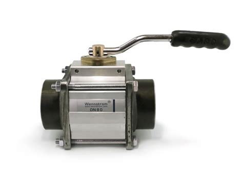 Ball Valve Dn80 With Steel Flanges For Welding