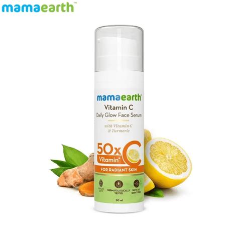 Mamaearth Vitamin C Daily Glow Face Serum For Men And Women Vitamin C