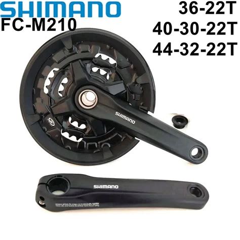 Shimano Alivio FC MT210 자전거 크랭크셋 체인 휠 MTB 자전거 크랭크셋 44 32 22T 40 30