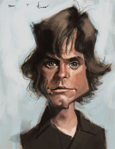 Luke Skywalker By Devonneamos On Deviantart Caricature Artist