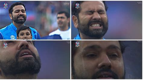 Watch Rohits Spine Chilling Reaction During India National Anthem