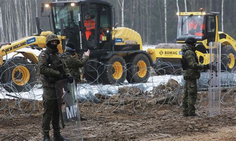 Budowa zapory na granicy z Białorusią Galeria zdjęć TVP Info