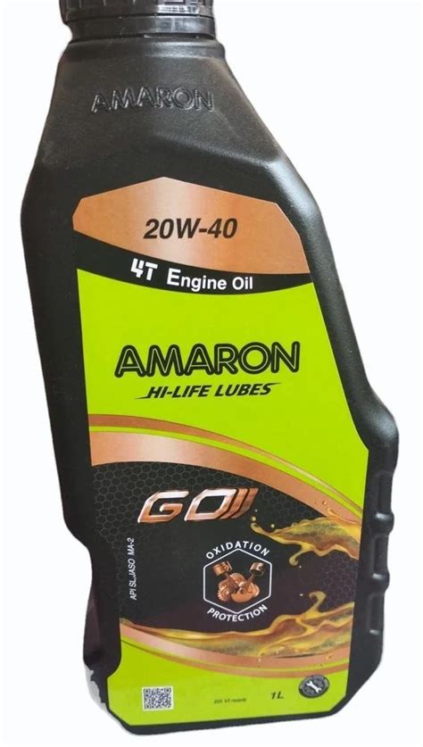 Semi Synthetic 20W40 Amaron 4T Engine Oil Bottle Of 1 Litre At 250