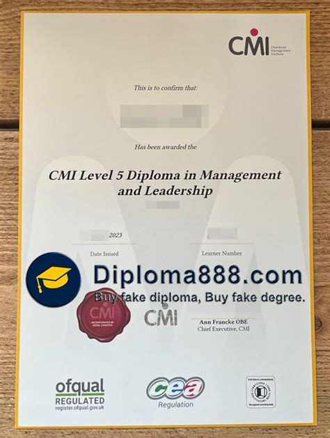 How To Order Fake Cmi Certificate Online Buy Cmi Level Diploma