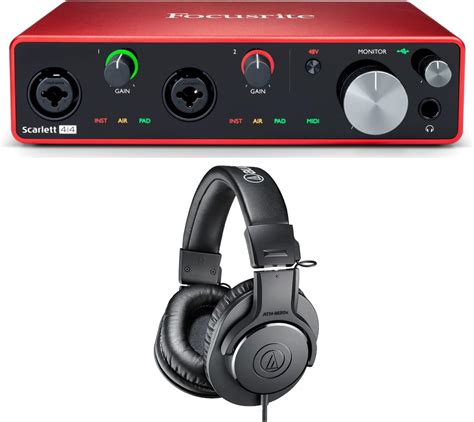 Buy Focusrite Scarlett I Rd Gen X Usb Audio Interface With Audio