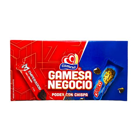 Gamesa Galletas Negocio Emperador Y Chokis Exhibidor Con 558g Caja Con