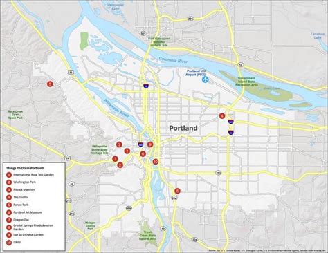 Portland Oregon Map Gis Geography