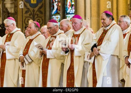 Irish Catholic Bishops At The Funeral Of Former Catholic Bishop Of