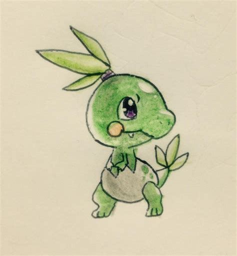 grass starter pokemon for gen 8 :D #pokemon #pokemonart #pokemondrawing ...