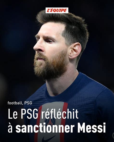 L ÉQUIPE on Twitter Alors que Lionel Messi s est rendu lundi en