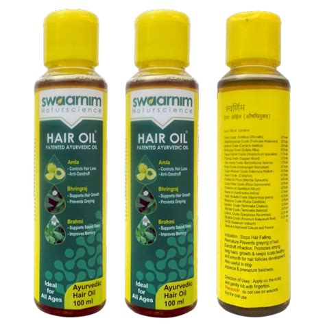 Swaarnim Patented Ayurvedic Hair Oil Bottle Packaging Size 100 Ml At