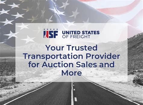 United States Of Freight Your Trusted Transportation Provider For